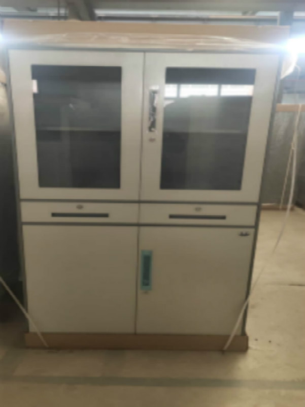 玻璃對開柜（窄邊）